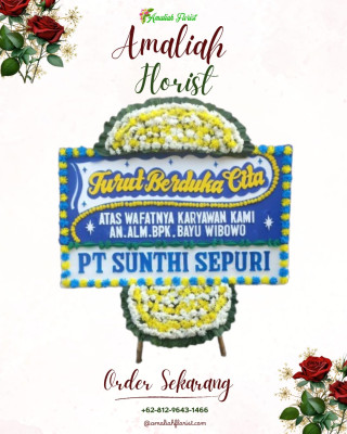 Papan Bunga Duka di Kampar Utara
