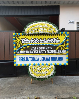 Papan Bunga Duka di Kampar Utara