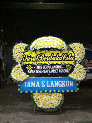Papan Bunga Duka di Kampar Utara