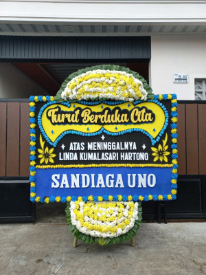 Papan Bunga Duka di Kampar Utara